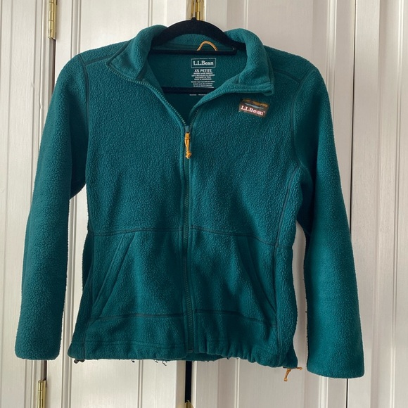 Green front zipper fleece - Picture 1 of 7
